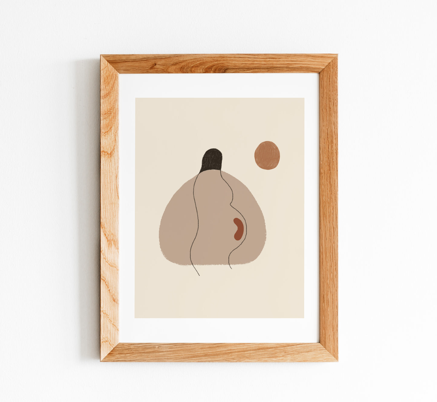 Abstract Boob Print