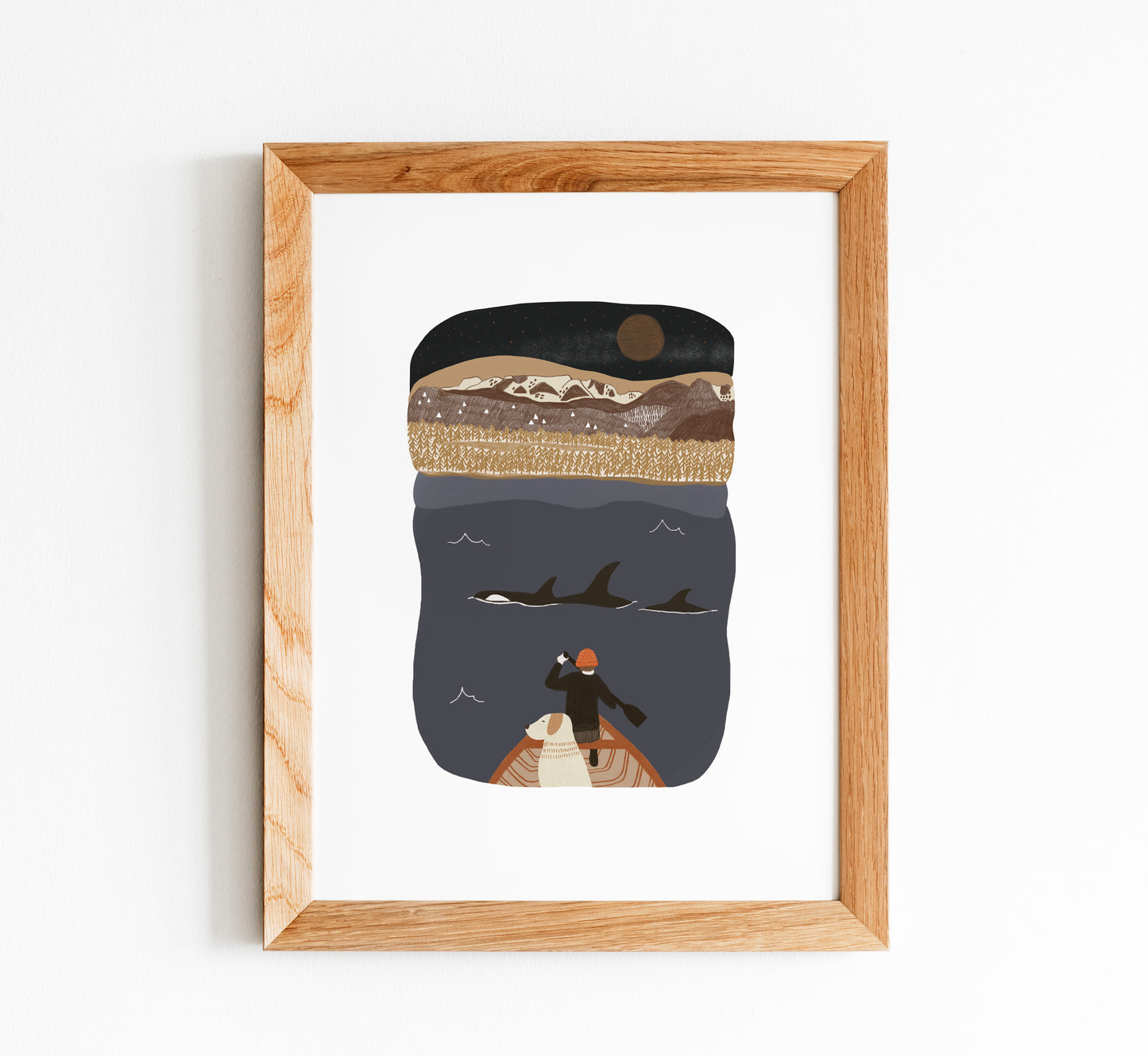 Comox Valley Night Print