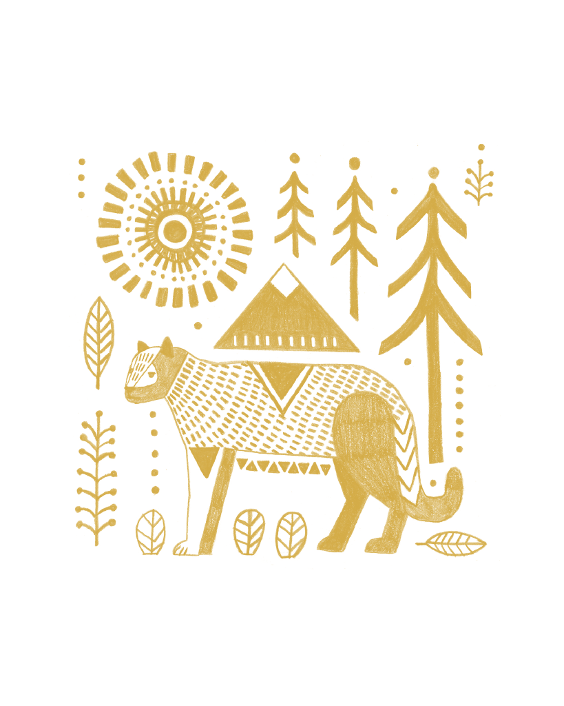 Sun Cat Print
