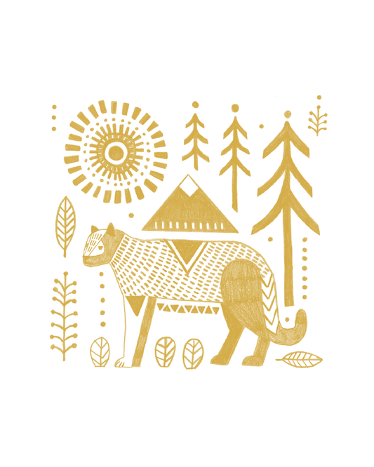 Sun Cat Print