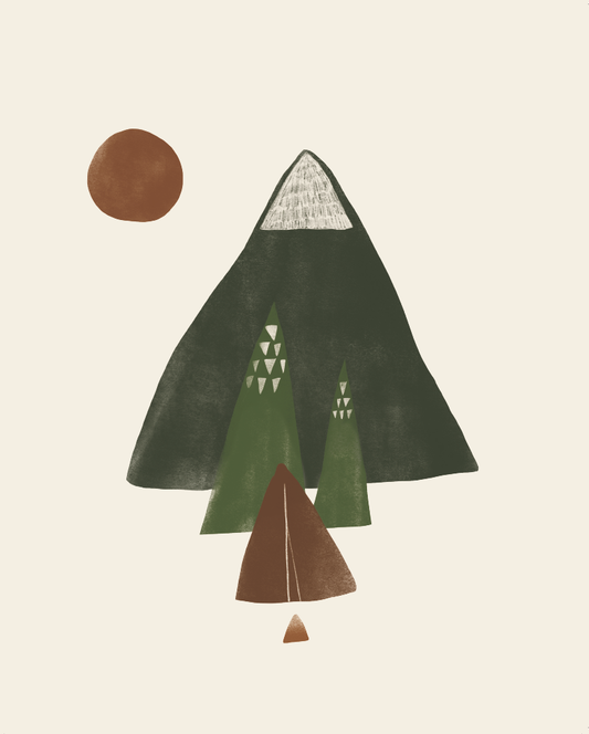 Mountain Camp Print
