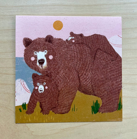 Mama Bear Greeting Card