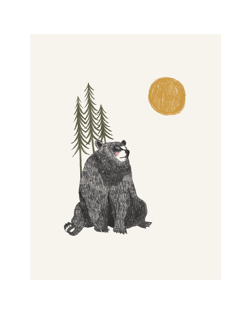 Sun Bear Print