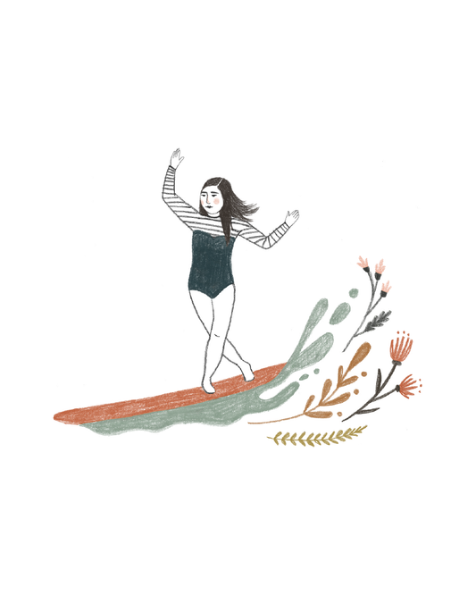 Surf Bloom Print
