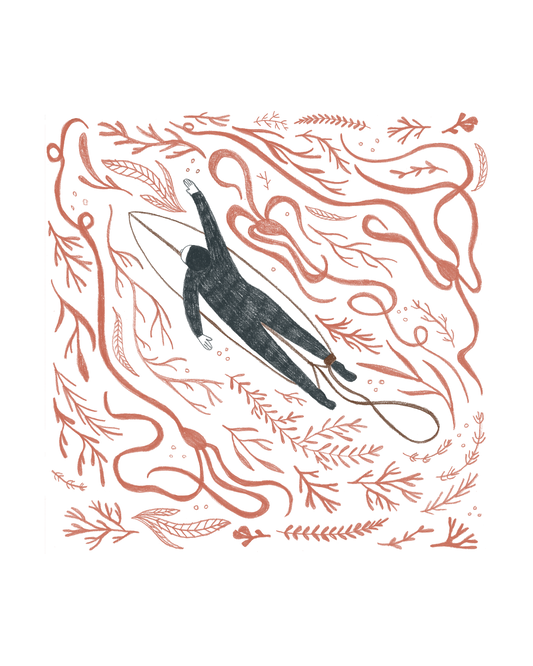Kelp Surfer Print
